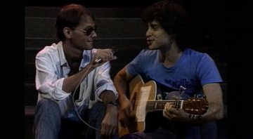 Cazuza e Roberto Frejat: amizade rendeu dezenas de hits nos anos 80 - Reprodução