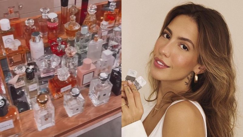 Gabi Brandt mostra sua coleção de perfumes para seguidores - Foto: Reprodução / Instagram @gabibrandt