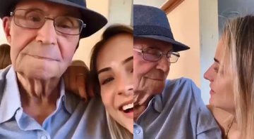 Gabi compartilhou um vídeo ao lado do avô relembrando momento de carinho - Foto: Reprodução / Instagram @gabimartins