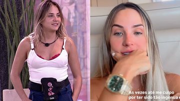 Gabi Martins na época do “BBB 20” e atualmente - Foto: Reprodução/ TV Globo e Instagram@gabimartins