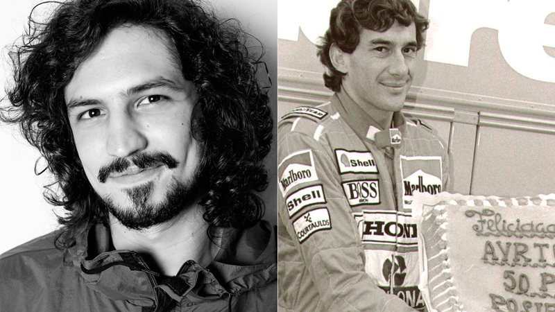 Gabriel Leone é cotado para viver Ayrton Senna em série da Netflix - Foto: Reprodução/ Instagram@jorgebispo e @oficialayrtonsenna