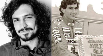 Gabriel Leone é cotado para viver Ayrton Senna em série da Netflix - Foto: Reprodução/ Instagram@jorgebispo e @oficialayrtonsenna