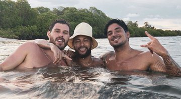Surfista relembrou momento de lazer com Neymar e Bruninho - Reprodução / Instagram @gabrielmedina