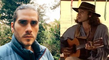 Almir fazia dupla com Sérgio Reis, cantando moda de viola durante novela - Foto: Reprodução / Instagram @gabrielsateroficial /TV Globo