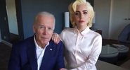 Lady Gaga e Joe Biden - Reprodução/Twitter@ladygaga