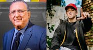 Galvão Bueno comenta sobre nota de Luiz Francisco durante prova - Foto: Reprodução / Instagram @luizfrancis.co @galvaobueno