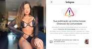 Geisy Arruda reclamou após ter foto ousada censurada no Instagram - Foto: Reprodução/ Instagram