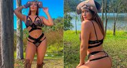 Geisy Arruda posou de lingerie e recebeu elogios dos fãs - Foto: Reprodução/ Instagram@geisy_arruda