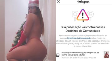 Geisy Arruda reclamou após ter foto de Mamãe Noel censurada - Foto: Reprodução/ Instagram@geisy_arruda