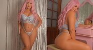 Geisy Arruda posou de lingerie transparente e recebeu elogios - Foto: Reprodução/ Instagram@geisy_arruda