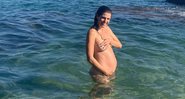 Atriz está grávida de cinco meses de seu companheiro, João Portella - Reprodução/Instagram/@georgianagoes