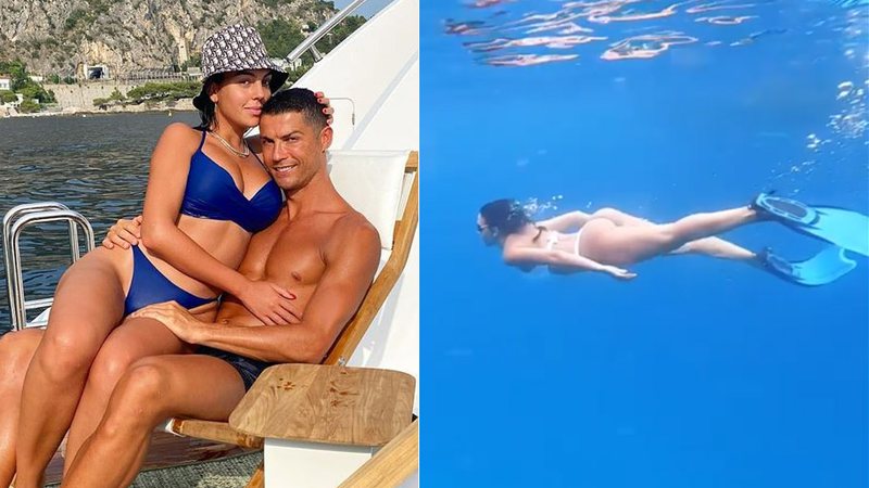 Georgina Rodríguez mostrou mergulho e foi ovacionada por seus admiradores - Foto: Reprodução/ Instagram