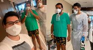 Geraldo Luís caminhou pela UTI do hospital após 10 dias de internação - Foto: Reprodução/ Instagram@geraldobalanca