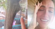 Giovanna Ewbank bate a cabeça em porta de vidro e compartilha na web - Foto: Reprodução / Instagram @gioewbank