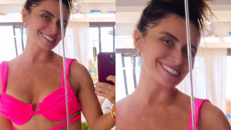 Giovanna Antonelli compartilha selfie de biquíni após treino - Foto: Reprodução / Instagram