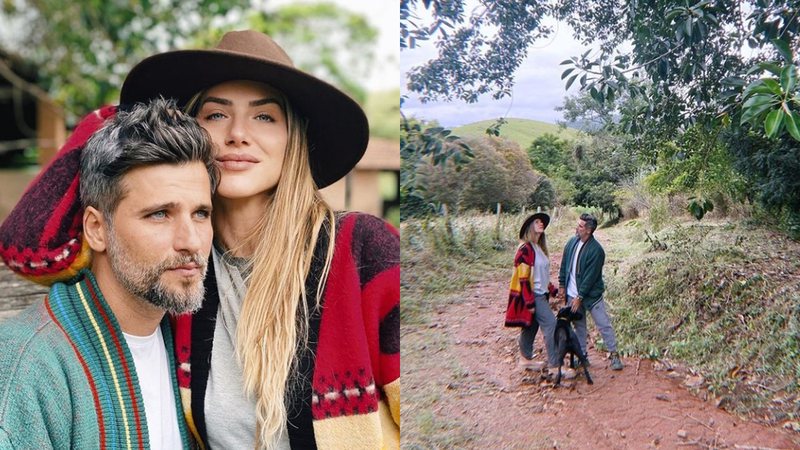 Giovanna Ewbank e Bruno Gagliasso aparecem em fotos cotidianas no campo - Foto: Reprodução / Instagram