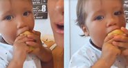 Giovanna Ewbank posta vídeo com seu filho comendo fruta e derrete seus seguidores - Foto: Reprodução / Instagram @gioewbank