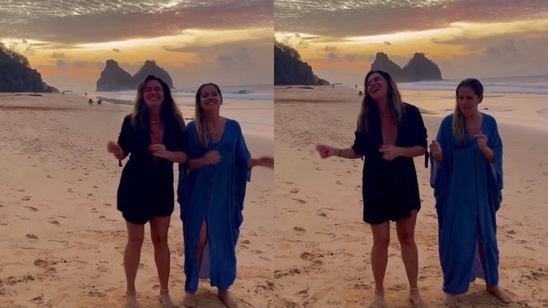 Giovanna Antonelli e Ingrid Guimarães estão curtindo juntas viagem de férias - Foto: Reprodução / Instagram
