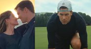 Brady também brincou dizendo estar feliz por se sustentar jogando bola - Reprodução/Instagram/@gisele/@tombrady