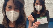 Giselle Itié foi vacinada contra covid-19 - Foto: Reprodução / Instagram @gitie