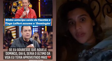 Giulia Costa comenta em seu Instagram a saída de Faustão da Tv Globo - Foto: Reprodução / Instagram @giuliacosta