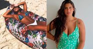 Giulia Costa em foto feita há 5 anos e em clique atual - Foto: Reprodução/ Instagram@giuliacosta