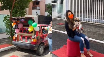 Gizelly Bicalho recebe homenagem de fãs em carro de som: "Quase morri" - Foto: Reprodução / Instagram