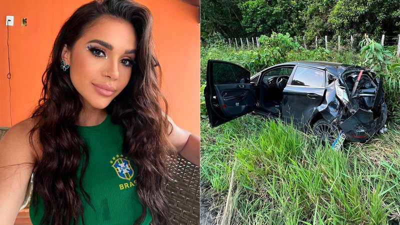 Gizelly Bicalho tranquilizou fãs após acidente de carro na Bahia - Foto: Reprodução/ Instagram@gizellybicalho