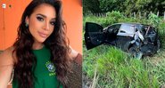 Gizelly Bicalho tranquilizou fãs após acidente de carro na Bahia - Foto: Reprodução/ Instagram@gizellybicalho