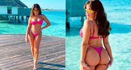 Gkay exibiu as curvas nas Ilhas Maldivas e recebeu elogios na web - Foto: Reprodução/ Instagram@gessicakayane