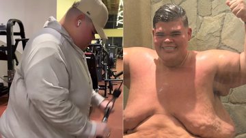 Gordão da XJ contou que pretende emagrecer mais 70 kg até o final do ano - Foto: Reprodução/ Instagram@gordaodaxj
