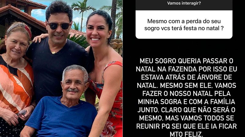Cenapop · Graciele Lacerda fala sobre Natal com Zezé após a morte de Seu  Francisco: “Não será o mesmo”