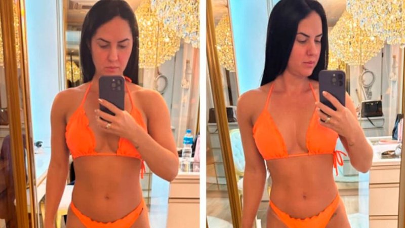 Graciele Lacerda mostrou antes e depois do corpo após detox - Foto: Reprodução/ @gracielelacerdaoficial