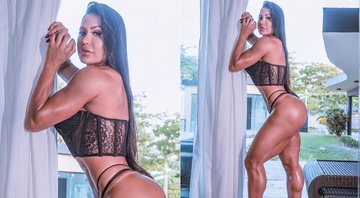 Gracyanne Barbosa posou de lingerie e revelou o que quer melhorar em seu corpo - Foto: Reprodução/ Instagram