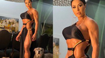 Modelo escolhido deixou internautas alvoroçados; Musa fitness parece não ter usado lingerie - Reprodução / Instagram @graoficial