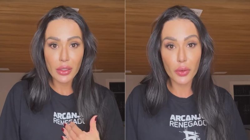 Gracyanne Barbosa diz que bandido tentou acertá-la na cabeça