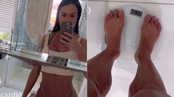 Gracyanne Barbosa mostrou corpo após emagrecer 15 quilos