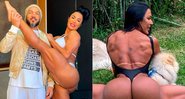 Gracyanne Barbosa surpreendeu seus seguidores por conta de sua força e flexibilidade - Foto: Reprodução/ Instagram@graoficial