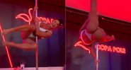 Gracyanne Barbosa fez 44 piruetas no pole dance - Foto: Reprodução/ Instagram@graoficial