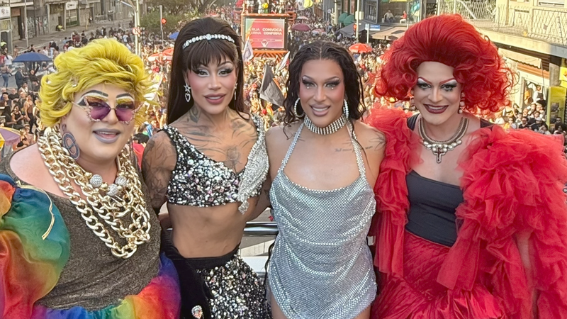 Grag Queen protagonizou um momento especial ao lado de Taiga Brava - Foto: Divulgação