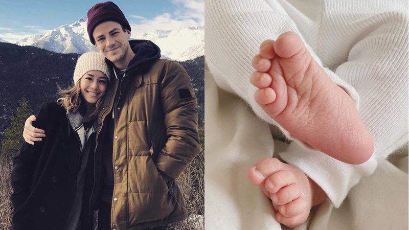 Grant Gustin e a esposa, Andrea 'LA' Thoma, comemoram chegada da filha - Foto: Reprodução / Instagram