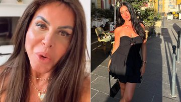 Gretchen homenageou a filha modelo, Giullia Miranda, nas redes sociais
