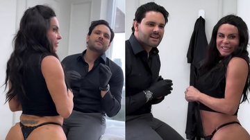 Gretchen mostrou bumbum sem filtro após retocar harmonização glútea