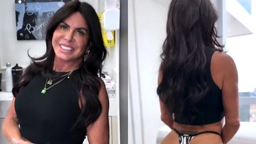 Gretchen exibiu bumbum enorme após novo tratamento