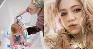 Grimes deu ao filho um corte de cabelo inspirado em sua série de TV favorita - Reprodução/Instagram