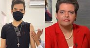 Gustavo Mendes recebe primeira dose de vacina contra covid-19 - Foto: Reprodução / Instagram @gustavomendestv