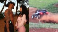 Kim Kardashian mostrou novas fotos das férias com Lewis Hamilton