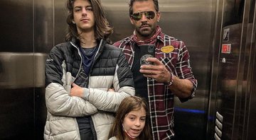 Ator também é pai de Maria Eduarda, 7, de seu relacionamento com a empresária Juliana DeSpirito - Reprodução/Instagram/@henricastelli