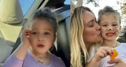 Amiga pessoal da atriz aparece conversando com a menina no banco de trás do carro em movimento - Reprodução / Instagram @bollymernard