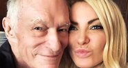 Hugh Hefner, dono da Playboy, com a então esposa, Crystal - Foto: Reprodução / Instagram
